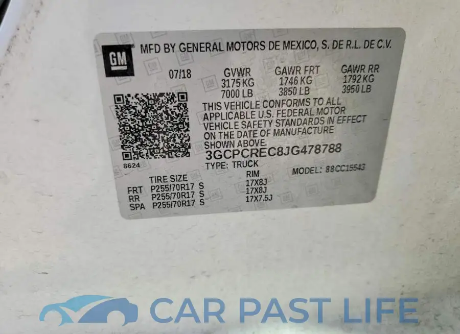 3GCPCREC8JG478788# 12