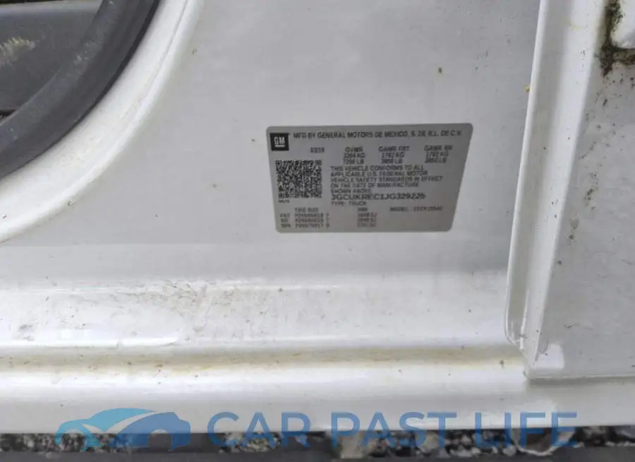 3GCUKREC1JG329225# 12