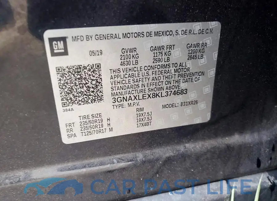 3GNAXLEX8KL374683# 13