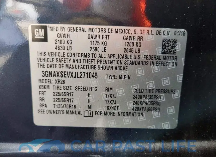 3GNAXSEVXJL271045# 13