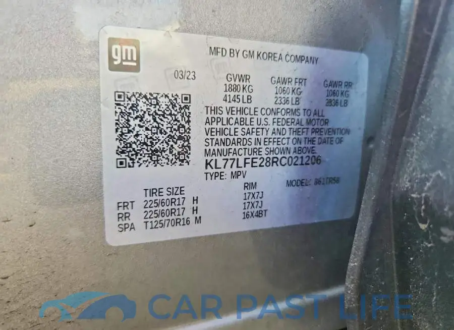 KL77LFE28RC021206# 13