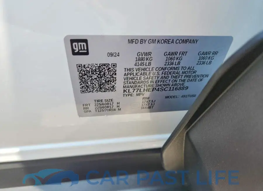 KL77LHEP4SC116889# 13