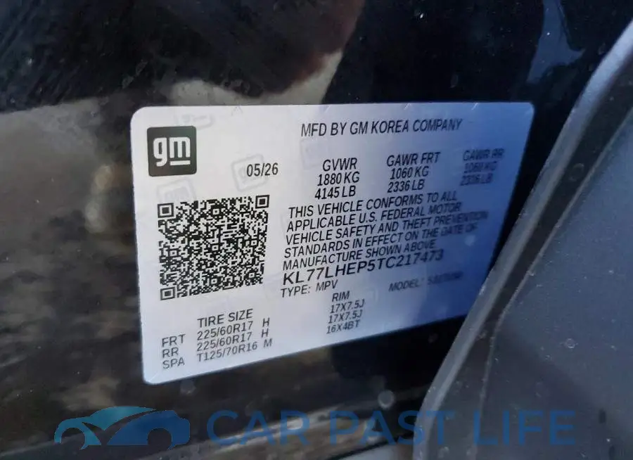 KL77LHEP5TC217473# 12