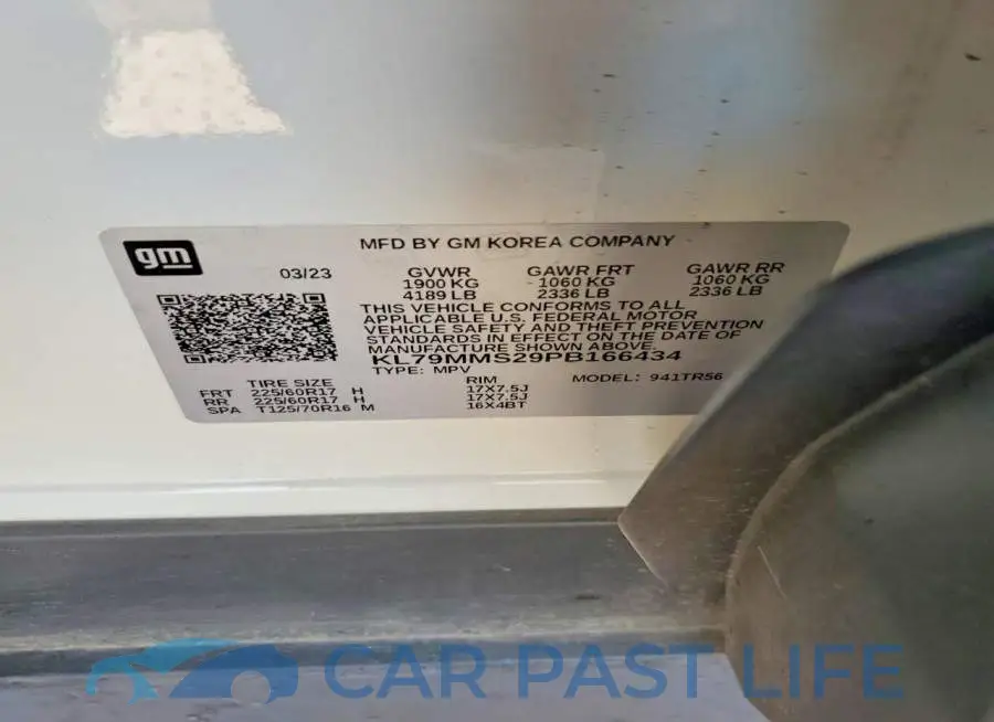 KL79MMS29PB166434# 14