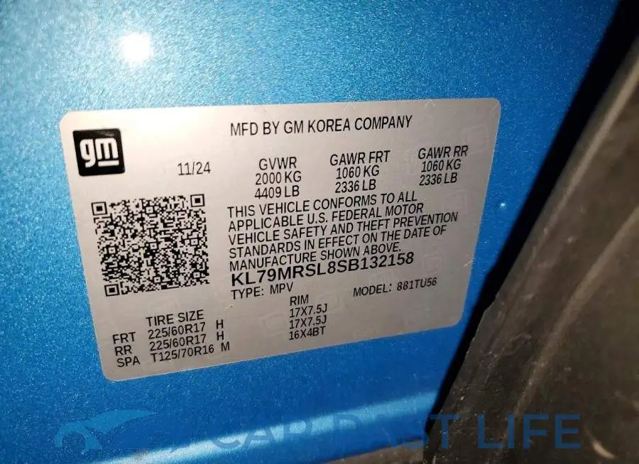 KL79MRSL8SB132158# 13