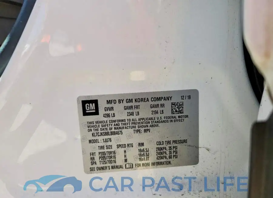 KL7CJKSB8LB084675# 13