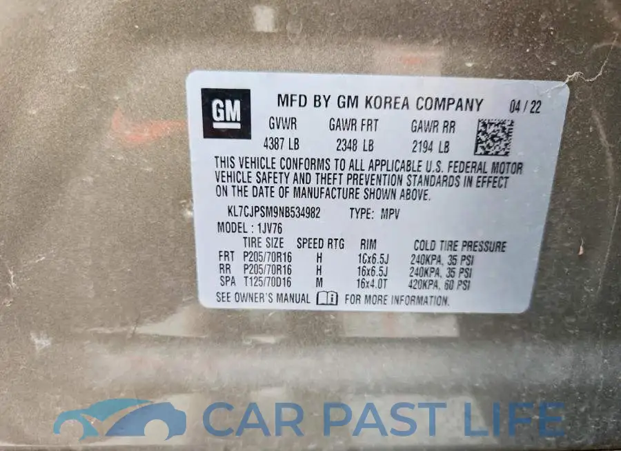 KL7CJPSM9NB534982# 13