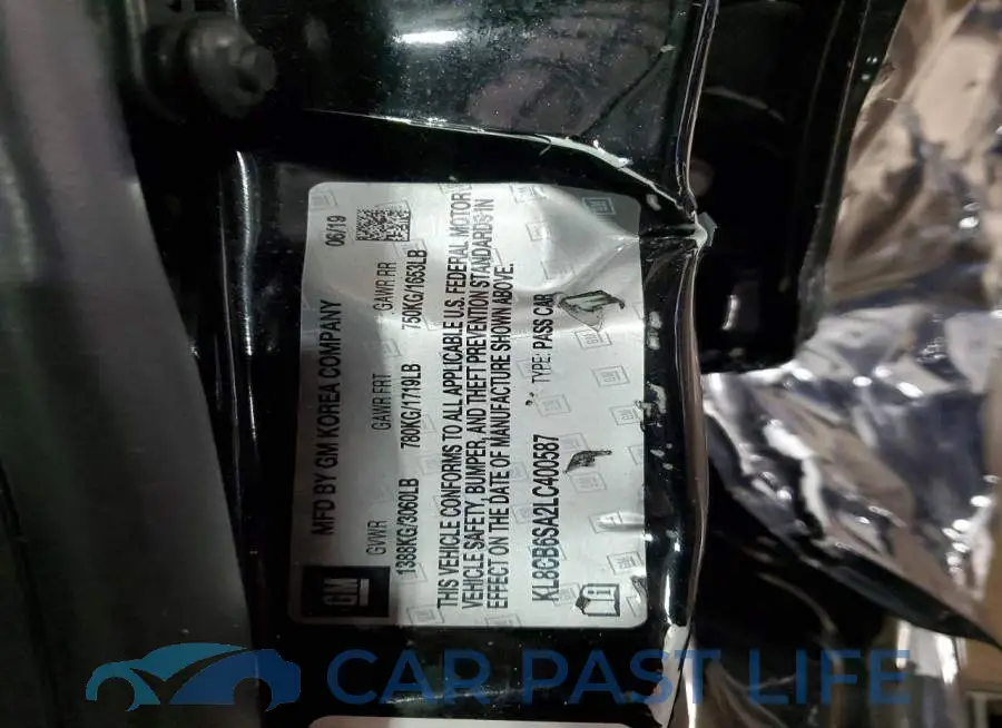 KL8CB6SA2LC400587# 13