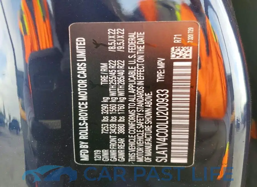 SLATV4C00LU200933# 12