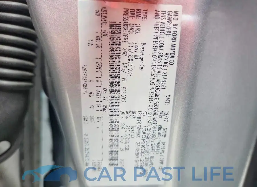 1FADP3K2XJL238974# 13