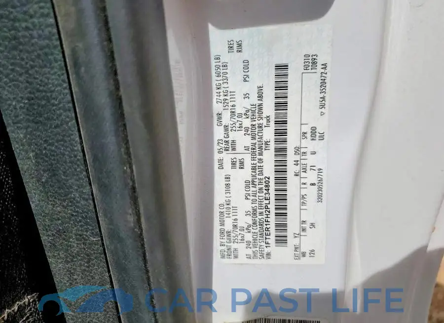 1FTER1FH2PLE34802# 12