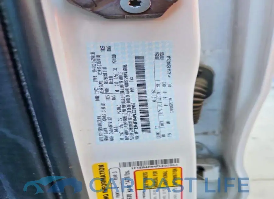 1FTER4FH4PLE02953# 12