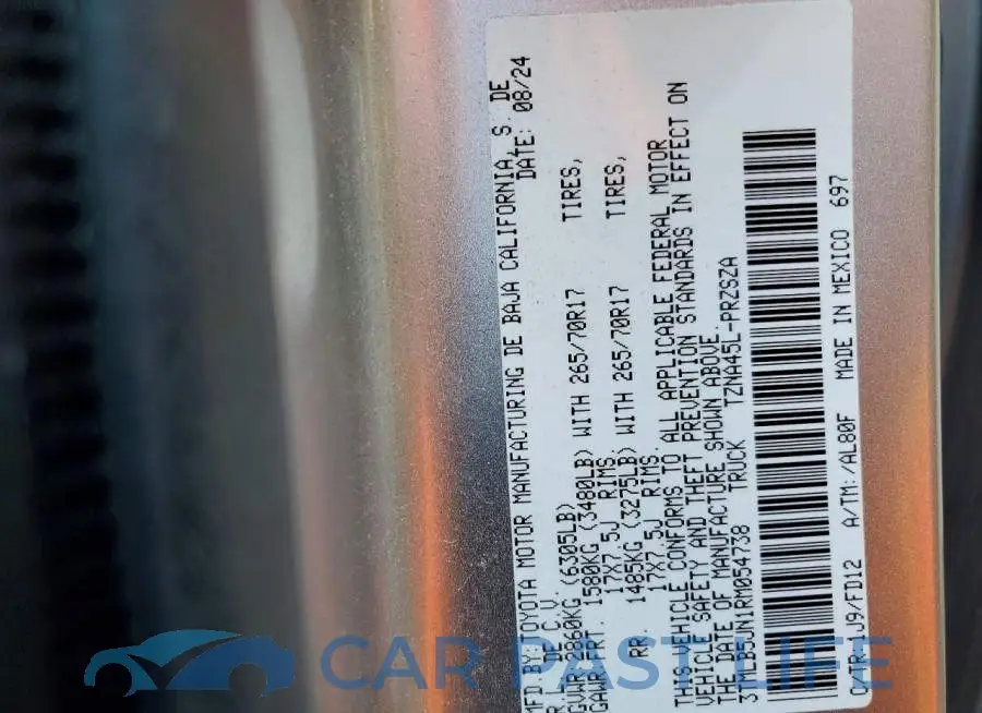 3TMLB5JN1RM054738# 12