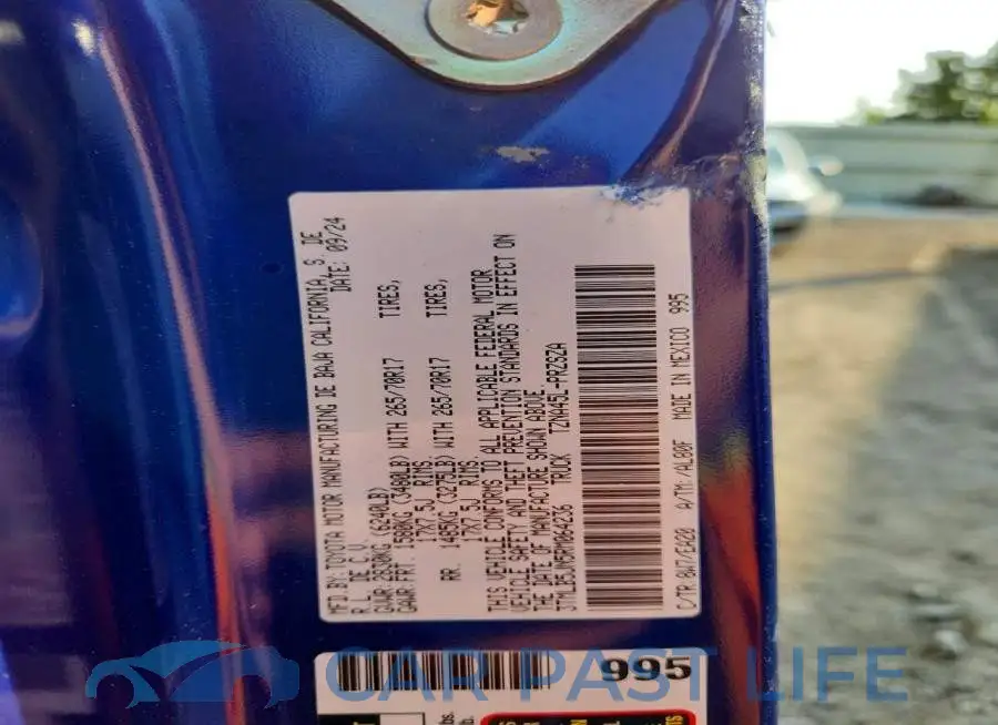 3TMLB5JN5RM064236# 12
