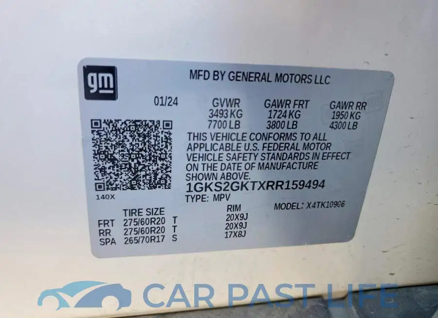 1GKS2GKTXRR159494# 13