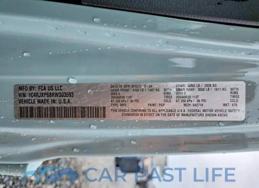 1C4RJXP68RW303593# 13