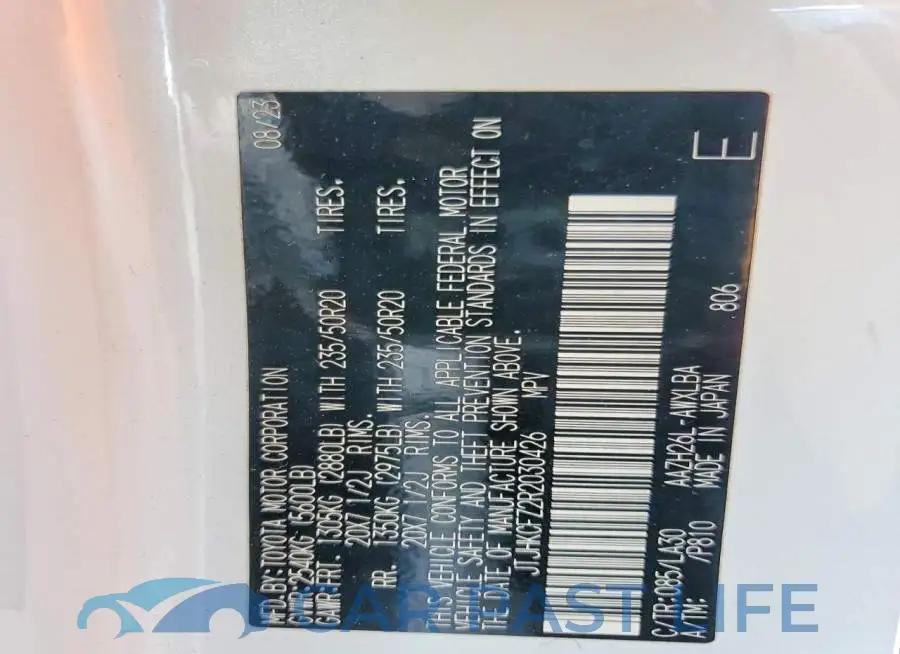JTJHKCFZ2R2030426# 13