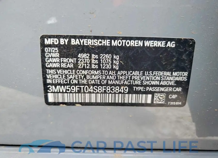 3MW59FT04S8F83849# 13