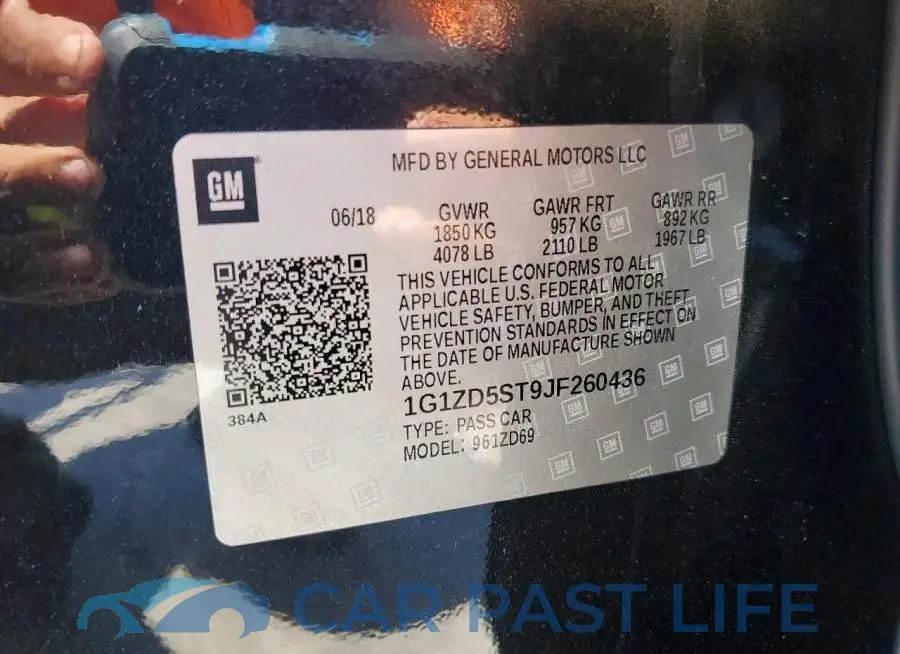 1G1ZD5ST9JF260436# 12