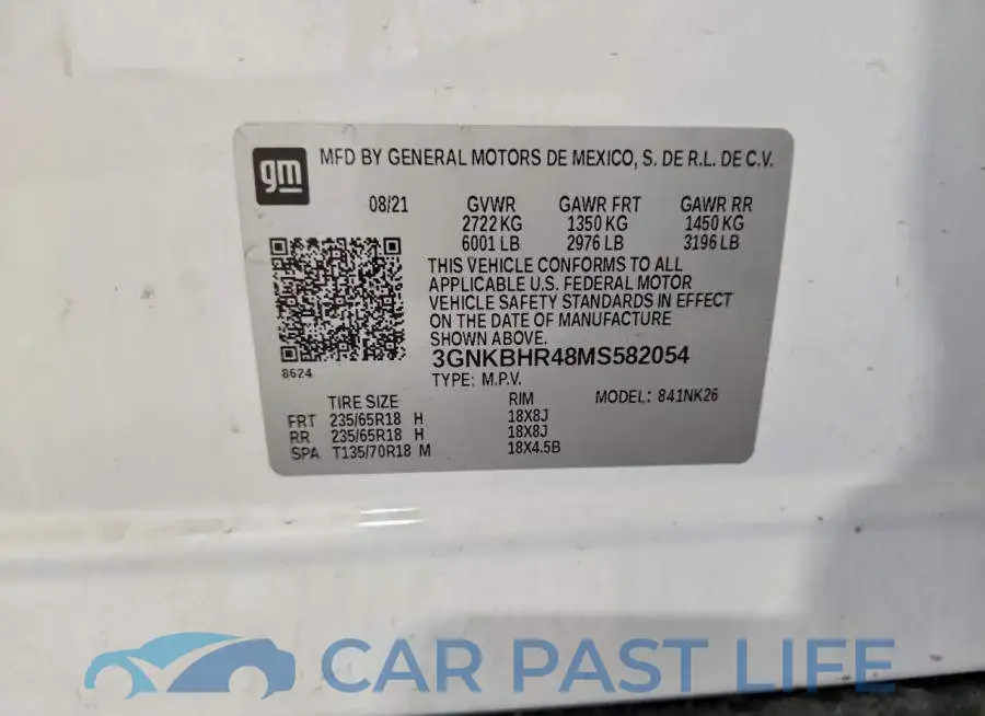 3GNKBHR48MS582054# 14