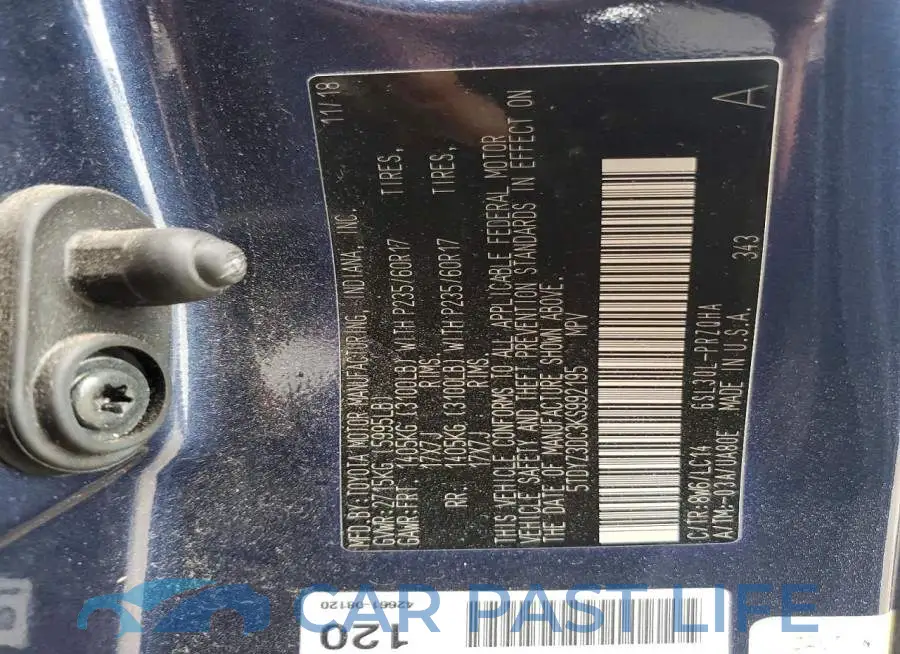 5TDYZ3DC3KS992195# 13