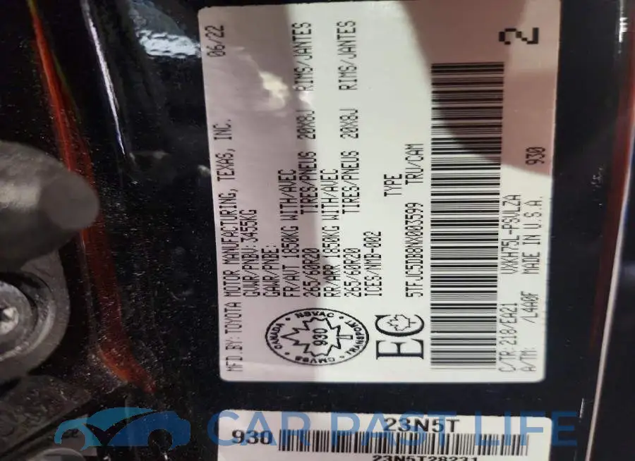 5TFJC5DB8NX003599# 12