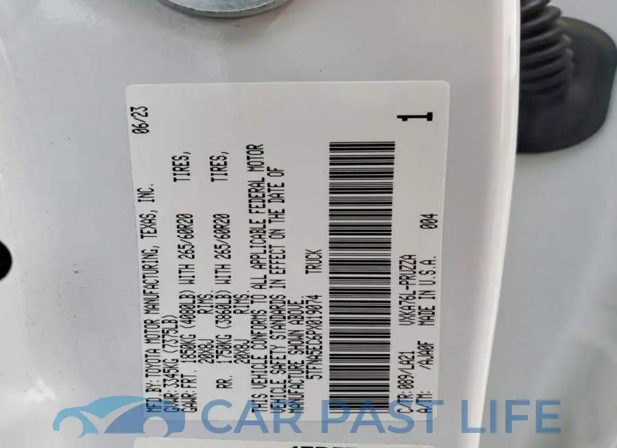5TFNA5EC6PX019074# 13