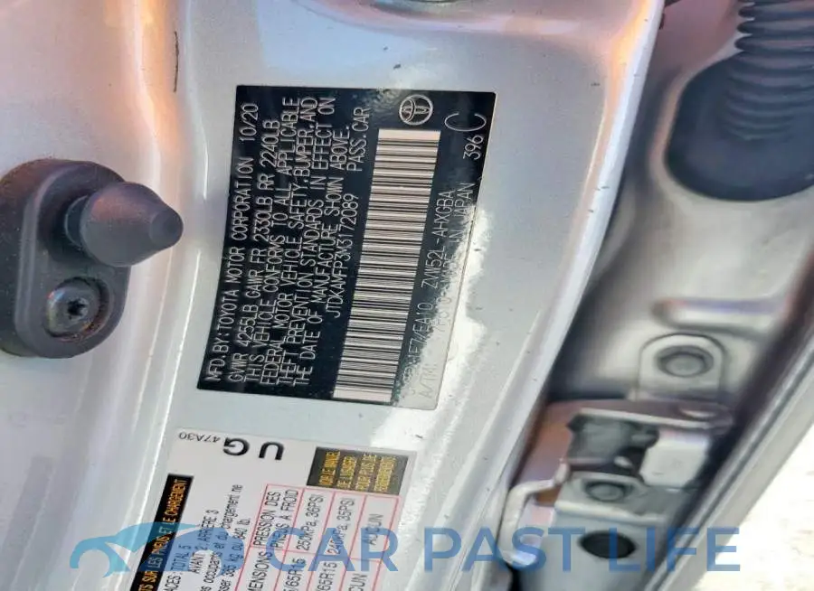 JTDKAMFP3M3172089# 12