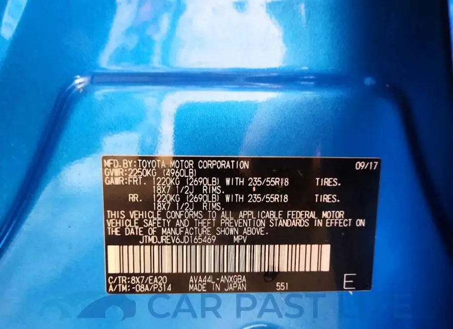 JTMDJREV6JD165469# 13