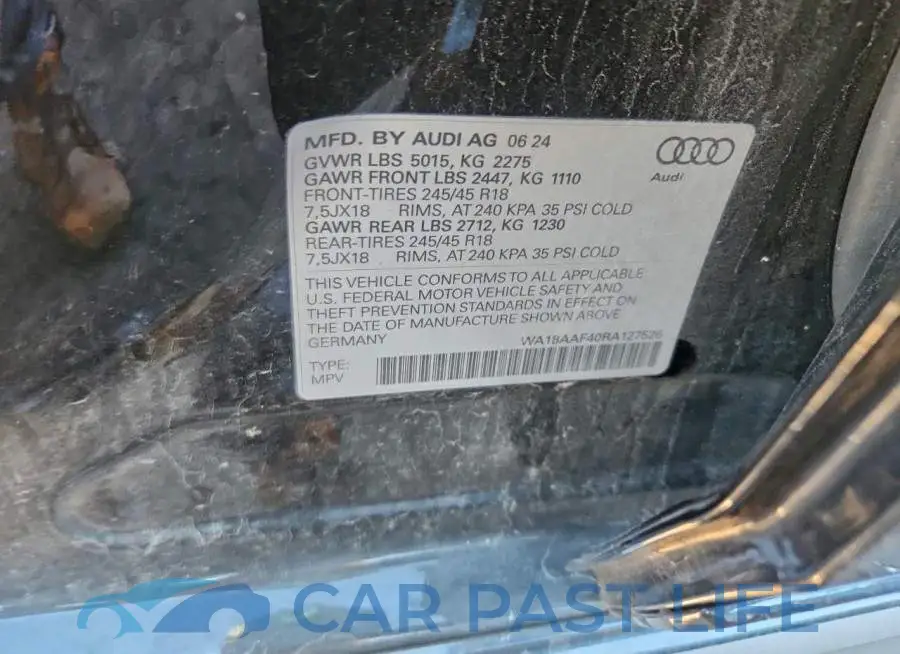 WA18AAF40RA127526# 13