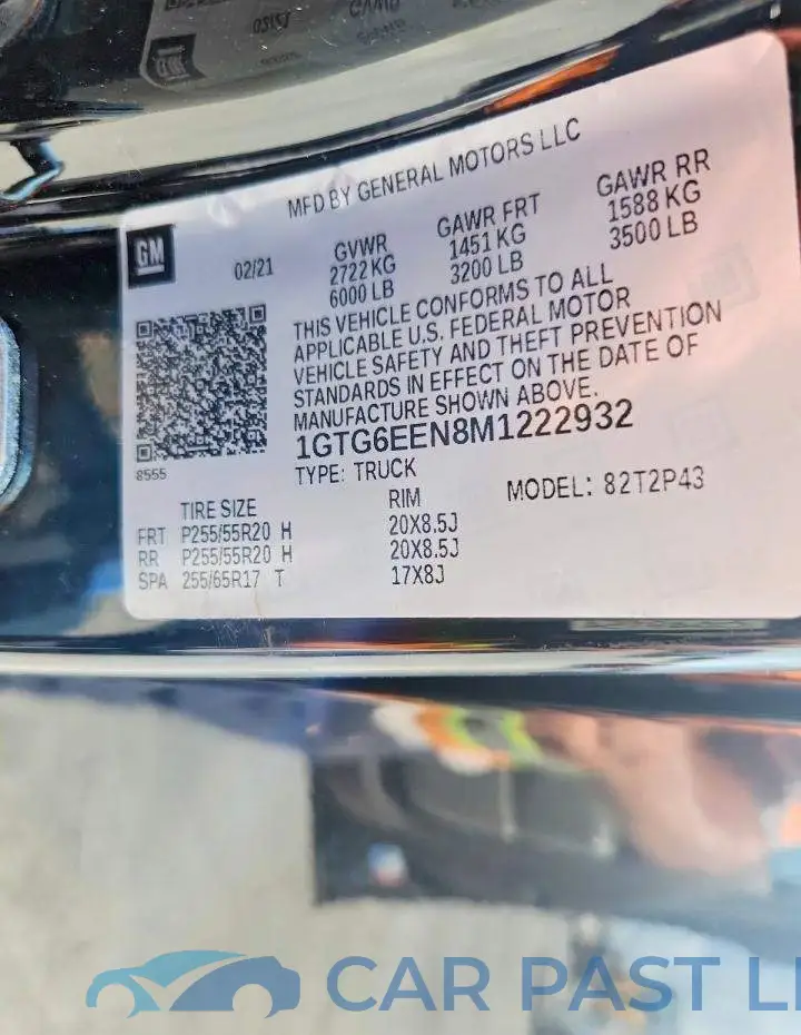 1GTG6EEN8M1222932# 13