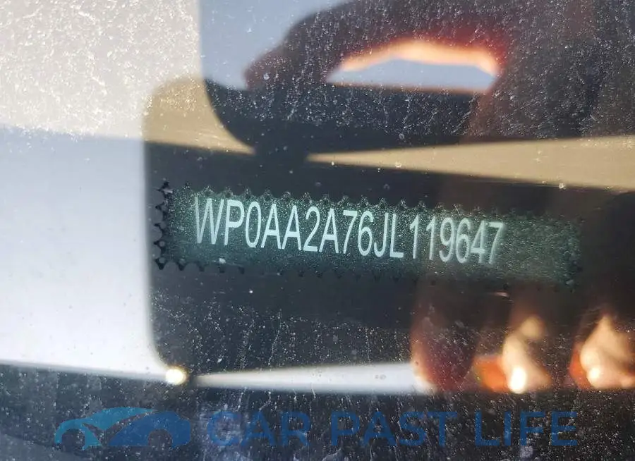 WP0AA2A76JL119647# 12