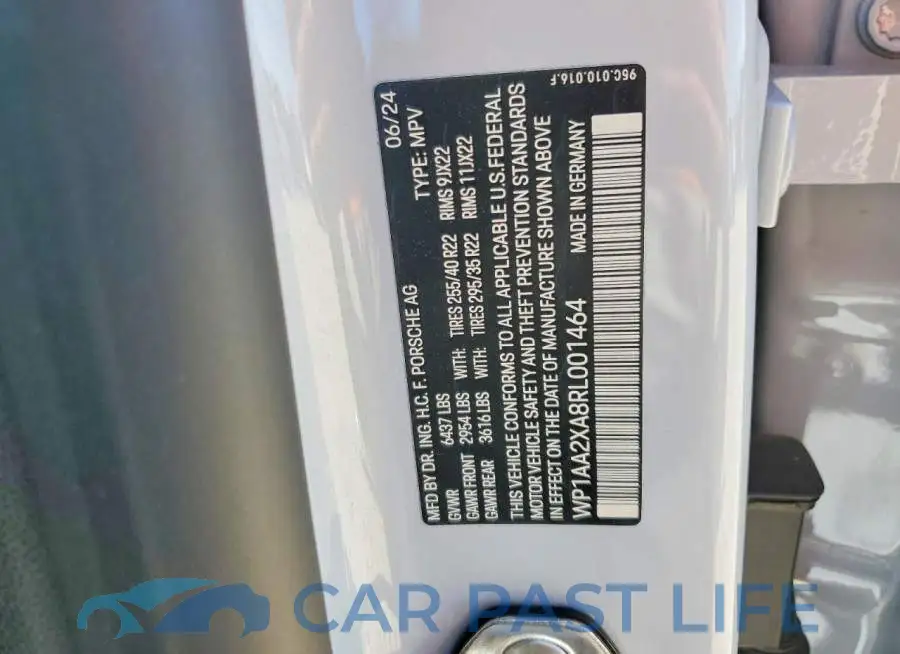 WP1AA2XA8RL001464# 14