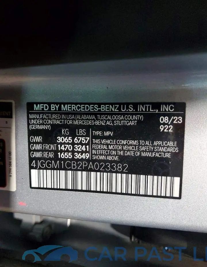 4JGGM1CB2PA023382# 14