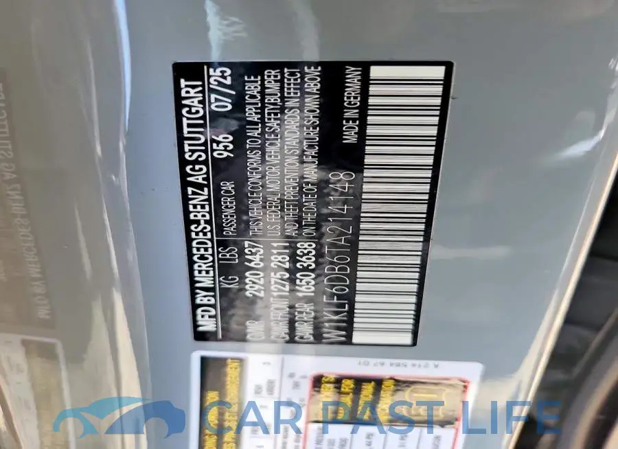 W1KLF6DB6TA214148# 13