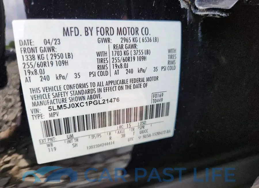 5LM5J0XC1PGL21476# 13