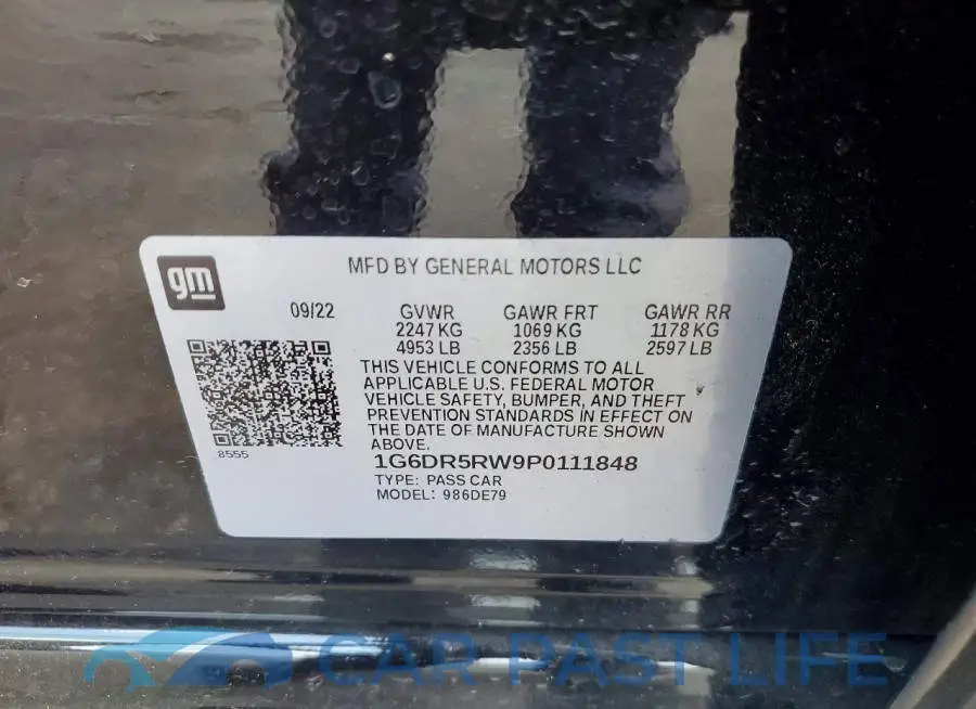 1G6DR5RW9P0111848# 13