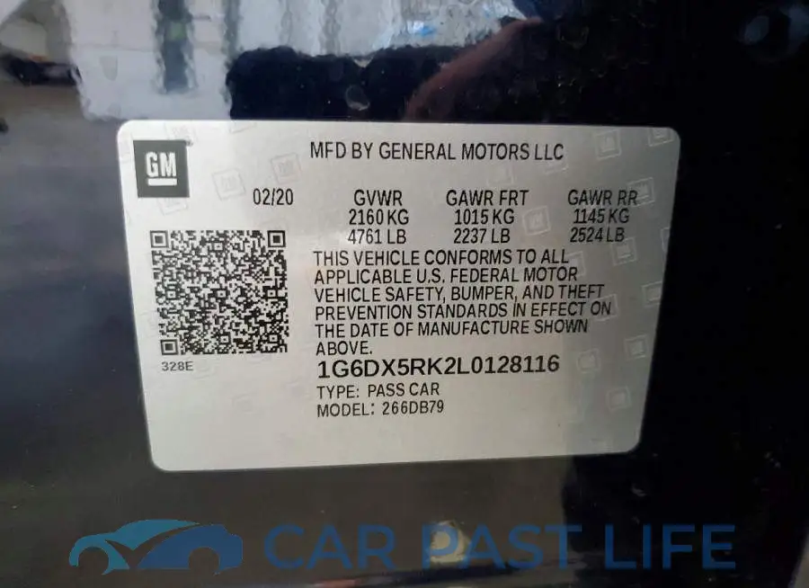 1G6DX5RK2L0128116# 12