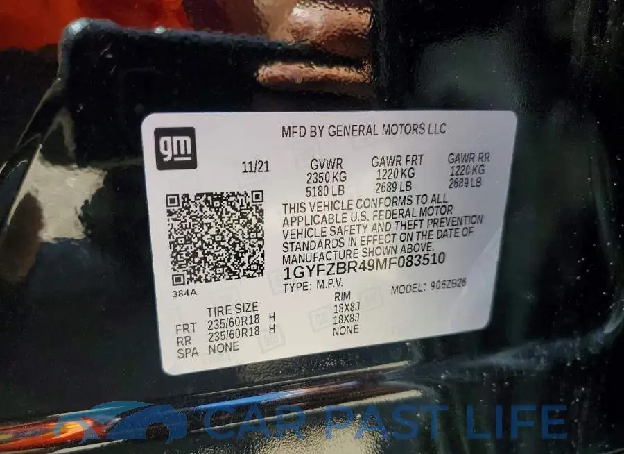 1GYFZBR49MF083510# 13