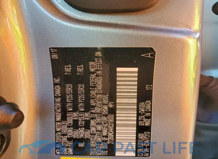 2T2BGMCA4HC018000# 13