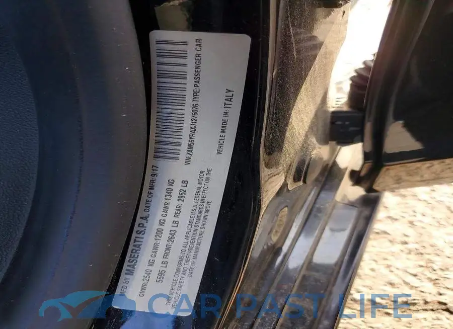 ZAM56YRAXJ1276076# 12