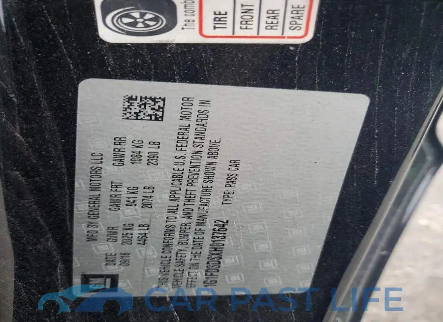 1G1FD3DSXH0137642# 12