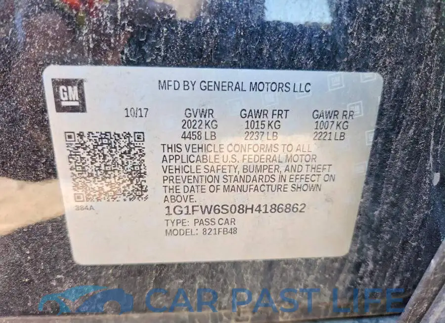 1G1FW6S08H4186862# 13