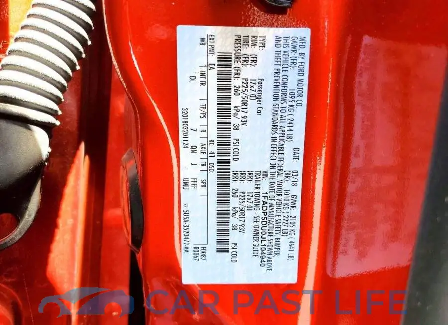 1FADP5DU0JL104940# 12