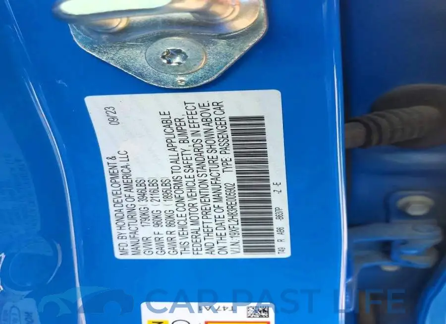 19XFL2H83RE005902# 12