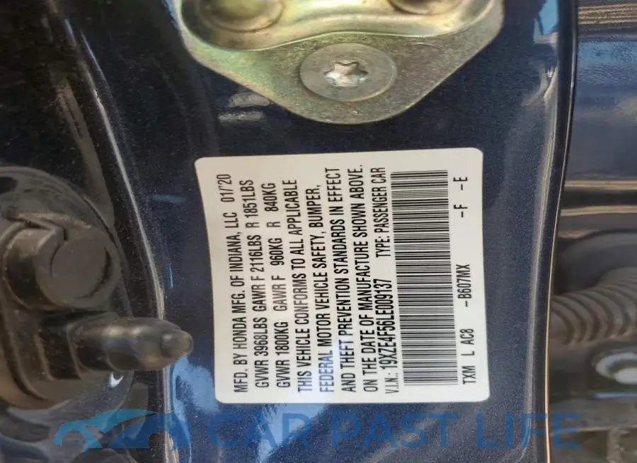 19XZE4F56LE009137# 12
