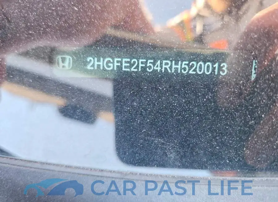 2HGFE2F54RH520013# 12