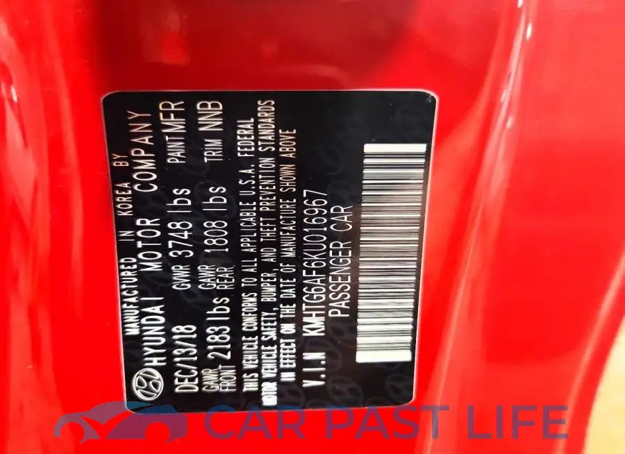 KMHTG6AF6KU016967# 13