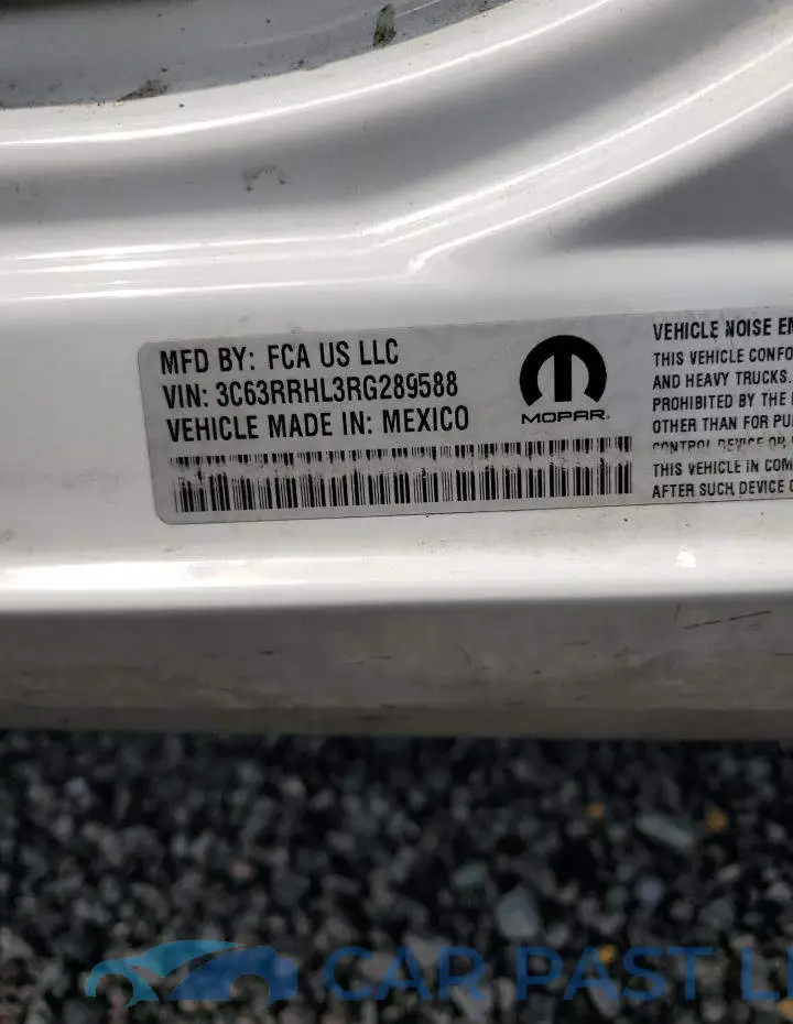 3C63RRHL3RG289588# 12