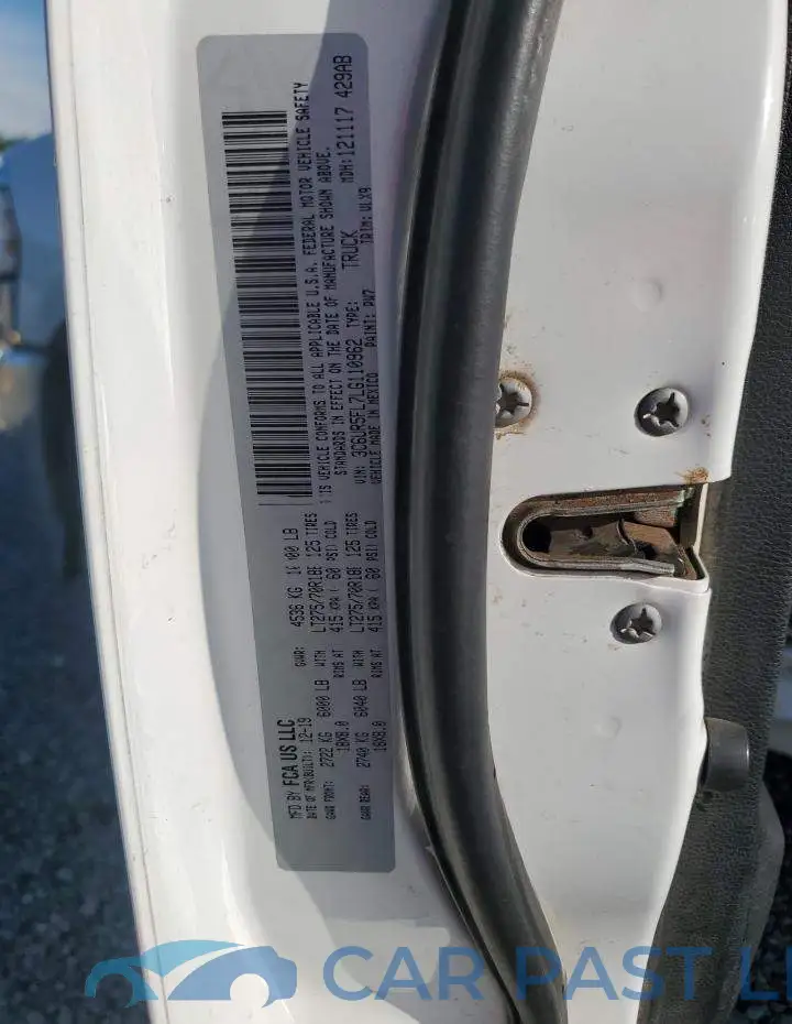 3C6UR5FL7LG110962# 12